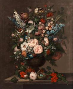 MOREL Jan Evert 1777-1808,Still life of flowers,Bonhams GB 2021-03-24