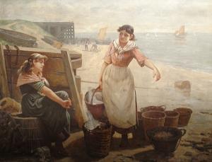 MORELLE John P. 1800-1900,Sorting the catch,Bonhams GB 2007-10-30