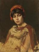 MORELLI Domenico 1823-1901,Giovane napoletana (studio),Farsetti IT 2021-10-30