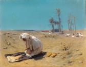 MORELLI Domenico 1823-1901,Prayer in the Desert,1882,Palais Dorotheum AT 2020-06-08