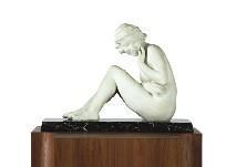 MORELLI L. 1900,Sitting nude,Mainichi Auction JP 2019-07-06