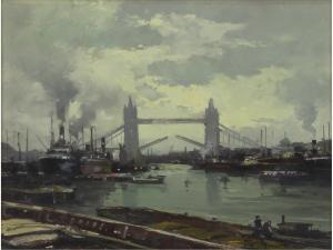 MORENO Mariano 1912-1990,Tower Bridge Londra,Sesart's IT 2019-02-07