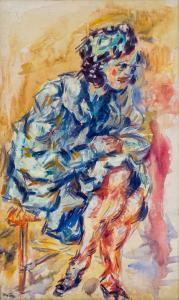 MORERE René 1907-1942,Femme assise,Marambat-Camper FR 2022-03-17