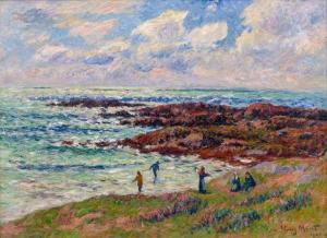 MORET Henry,La récolte des goémons à Névez,1907,Artcurial | Briest - Poulain - F. Tajan 2016-12-06