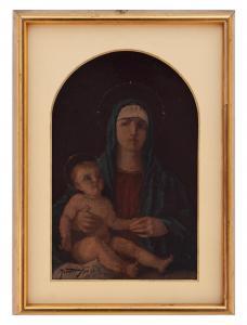 MORETTI FOGGIA Mario 1882-1954,Madonna col Bambino,Casa d'Aste Santa Giulia IT 2023-11-04