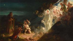 MORGAN Alfred Kedington,The Angel Gabriel Appearing to the Shepherds,Morgan O'Driscoll 2017-01-23