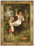 MORGAN Frederick 1847-1927,The Apple Pickers,19th century,Dallas Auction US 2007-10-03