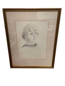 MORGAN Glyn 1926-2015,portrait of a lady,Reeman Dansie GB 2023-08-28