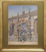 MORGAN Herbert A 1857-1917,Cathedral Door, possibly Strasbourg,Lots Road Auctions GB 2021-04-25