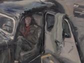 MORGAN Howard 1949-2020,woman in a car,Burstow and Hewett GB 2017-03-29