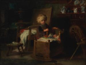 MORGAN John 1823-1886,Minding Baby,Bonhams GB 2024-03-14