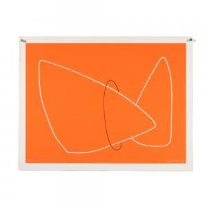 MORGAN Maud 1900-1900,Abstract in Orange,1969,Ripley Auctions US 2023-10-07