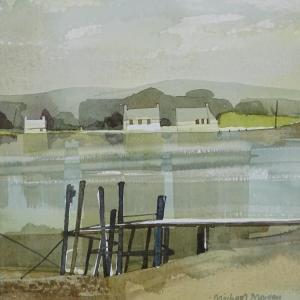 MORGAN Michael 1928-2014,Exe mooring,Burstow and Hewett GB 2020-10-14