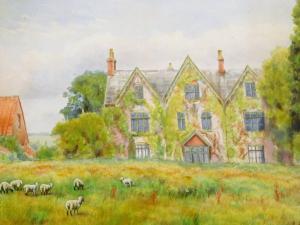 MORGAN O 1800-1900,Scene of a house and a meadow with sheep,Golding Young & Co. GB 2019-09-04