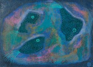 MORGAN Sally 1951,DEEP SEA FISH,1994,GFL Fine art AU 2024-03-10