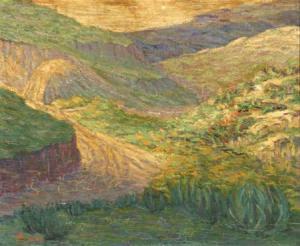 MORGAN Theodore John 1872-1947,A Canyon Trail, California,Weschler's US 2006-04-01