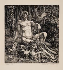 MORGAN William Evan Charles 1903-1979,Perseus,1929,Forum Auctions GB 2023-10-12