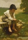 MORGAN William 1826-1900,LITTLE BOY FISHING,Sotheby's GB 2015-10-19