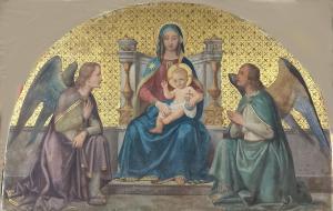 MORGARI Luigi,Madonna in trono con Bambino e angeli,1896,Il Ponte Casa D'aste Srl 2024-02-20