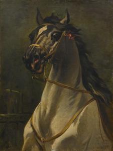 MORGARI Pietro 1843-1885,Cavallo,1876,Meeting Art IT 2023-01-25