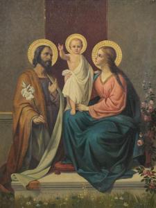 MORGARI Rodolfo 1827-1909,Sacra Famiglia,Meeting Art IT 2022-10-15