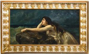 MORGARI Rodolfo 1827-1909,Sappho,1889,Beurret Bailly Widmer Auctions CH 2023-03-22