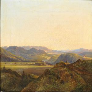 MORGENSTERN Christian Bernhard 1805-1867,From Hardanger in Norway, summer,Bruun Rasmussen 2013-06-04