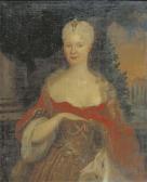 MORGENSTERN johann christian 1697-1767,Portrait of Magdalene Sofie, Countess von Schönbu,Christie's 2003-12-10