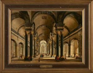 MORGENSTERN Johann Friedrich 1777-1844,Ideales Kircheninterieur,1793,Dobritz DE 2017-06-17