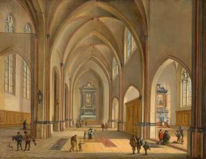 MORGENSTERN Johann Ludwig Ernst 1738-1819,Interior View of a Church,Lempertz DE 2022-05-21