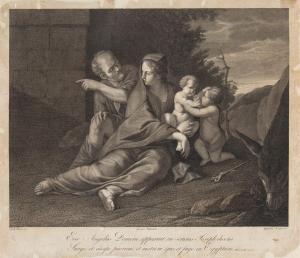 MORGHEN guglielmo 1758-1833,The Holy Family with Saint John, after Ni,18th-19th century,Desa Unicum 2023-11-09