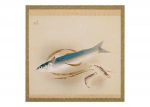 mori HAKUHO 1895-1980,THE FISH,Ise Art JP 2018-07-28