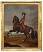 MORIER David 1704-1770,An equestrian portrait of an officer of the first ,Rosebery's GB 2020-03-25