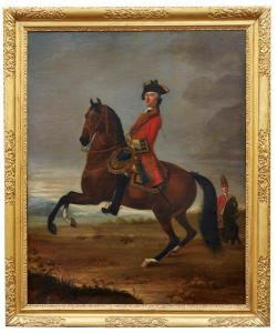 MORIER David 1704-1770,An equestrian portrait of an officer of the first ,Rosebery's GB 2020-06-04