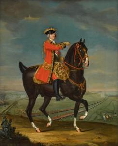 MORIER David 1704-1770,An equestrian portrait of Field Marshal Sir John L,Sotheby's GB 2024-04-10