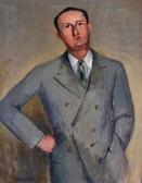 MORILLON Étienne 1884-1949,Portrait de Robert Denis,Etienne de Baecque FR 2021-09-12