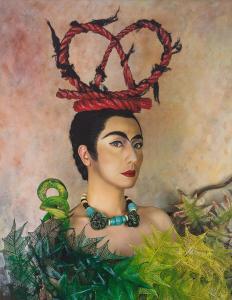 MORIMURA Yasumasa 1951,An Inner Dialogue with Frida Kahlo (Red Hair Ornam,2001,Sotheby's 2023-10-30