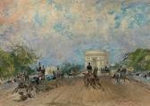 MORIN Edmond 1824-1882,Paris, Avenue du Bois,1872,Beaussant-Lefèvre FR 2016-06-15