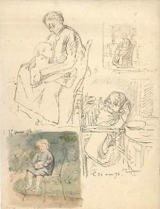 MORIN Eugénie 1839-1875,Maternità,Bertolami Fine Arts IT 2021-04-29