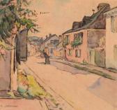 MORIN Fernand 1800-1900,Ruelle animée,Thierry-Lannon FR 2021-05-07