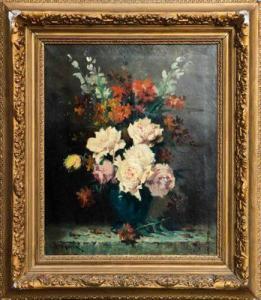 MORIN Louis 1855-1938,Bouquet de fleurs,Cannes encheres, Appay-Debussy FR 2021-12-18