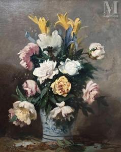 MORIN Louis 1855-1938,Bouquets de fleurs,Millon & Associés FR 2022-02-04