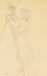 MORISOT Berthe 1841-1895,ÉTUDE POUR LA CUEILLETTE DES POMMES,Sotheby's GB 2013-10-09