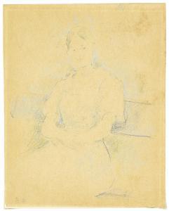 MORISOT Berthe 1841-1895,Portrait de Mademoiselle Alice Gamby,Bonhams GB 2013-10-23