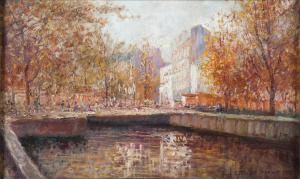 MORISOT claude 1900-1900,Canal de Amsterdam,Subastas Bilbao XXI ES 2017-01-26