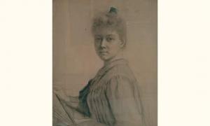 MORISOT Henriette 1800-1900,autoportrait,Rossini FR 2005-03-19