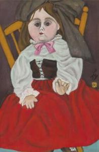 MORITA Sai 1898-1993,French doll,Mainichi Auction JP 2022-07-08