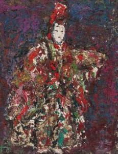 MORITA Shigeru 1959,Kurokawa noh,Mainichi Auction JP 2023-02-04