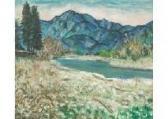 MORITA Tsunetomo 1881-1933,Landscape,Mainichi Auction JP 2018-01-13