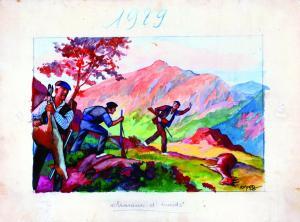MORITZ R,Chasseurs d'Isards,1929,Artprecium FR 2015-06-26